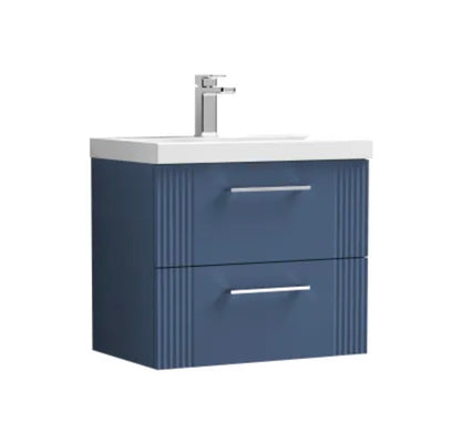 Deco Furniture Range - Wall Hung 2-Drawer Vanity & Mid-Edge Basin
