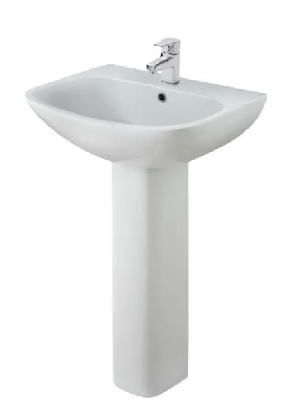 Ava Ceramics - 545mm Basin & Pedestal