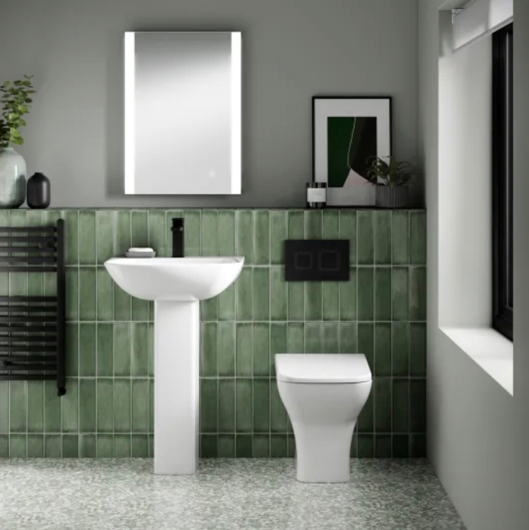 Ava Ceramics - Wall Hung Toilet Pan & Soft Close Seat