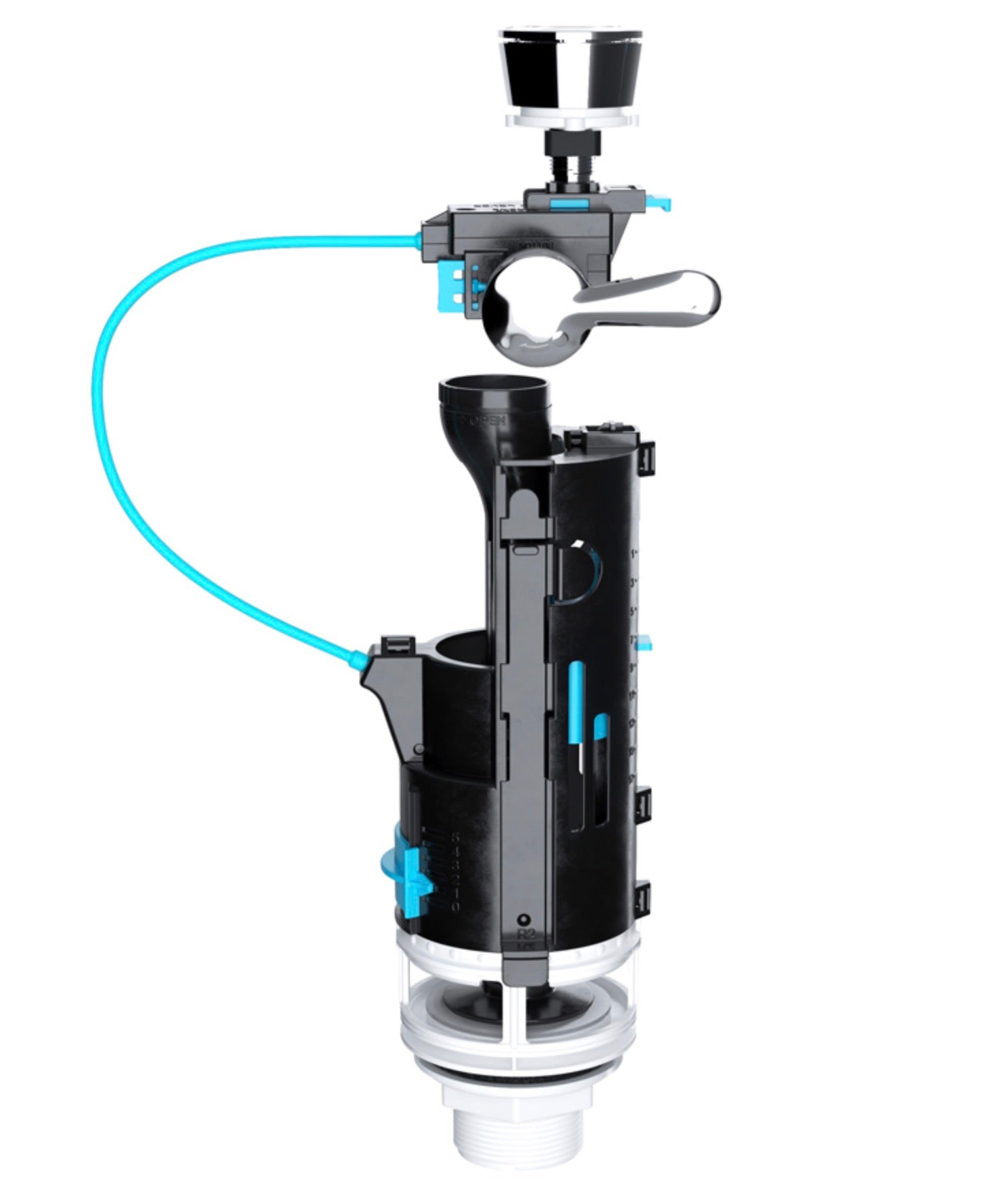 Skylo Button & Handle Dual Flush Valve