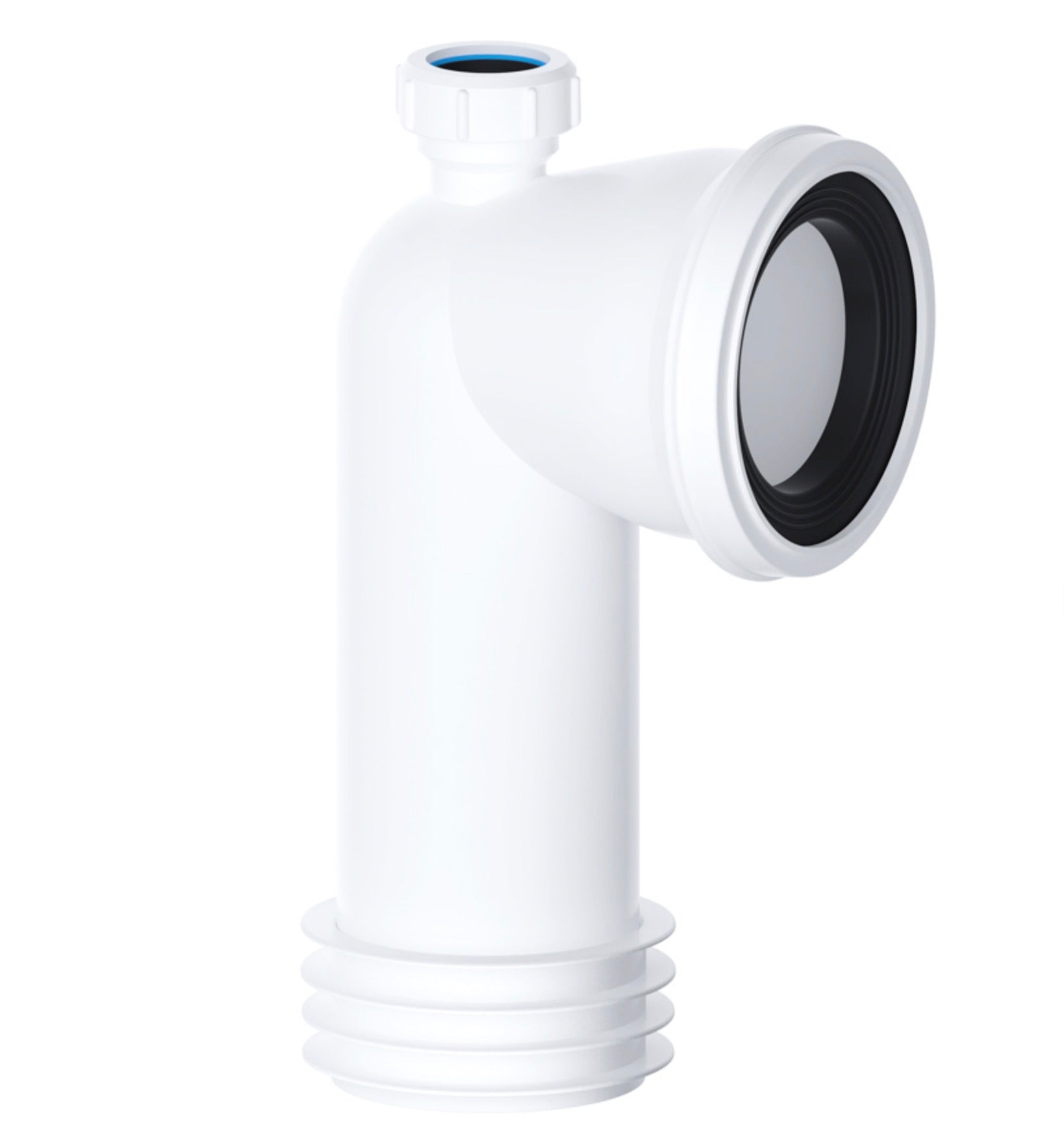 90° Bend WC Pan Connector (1¼" Adapter)