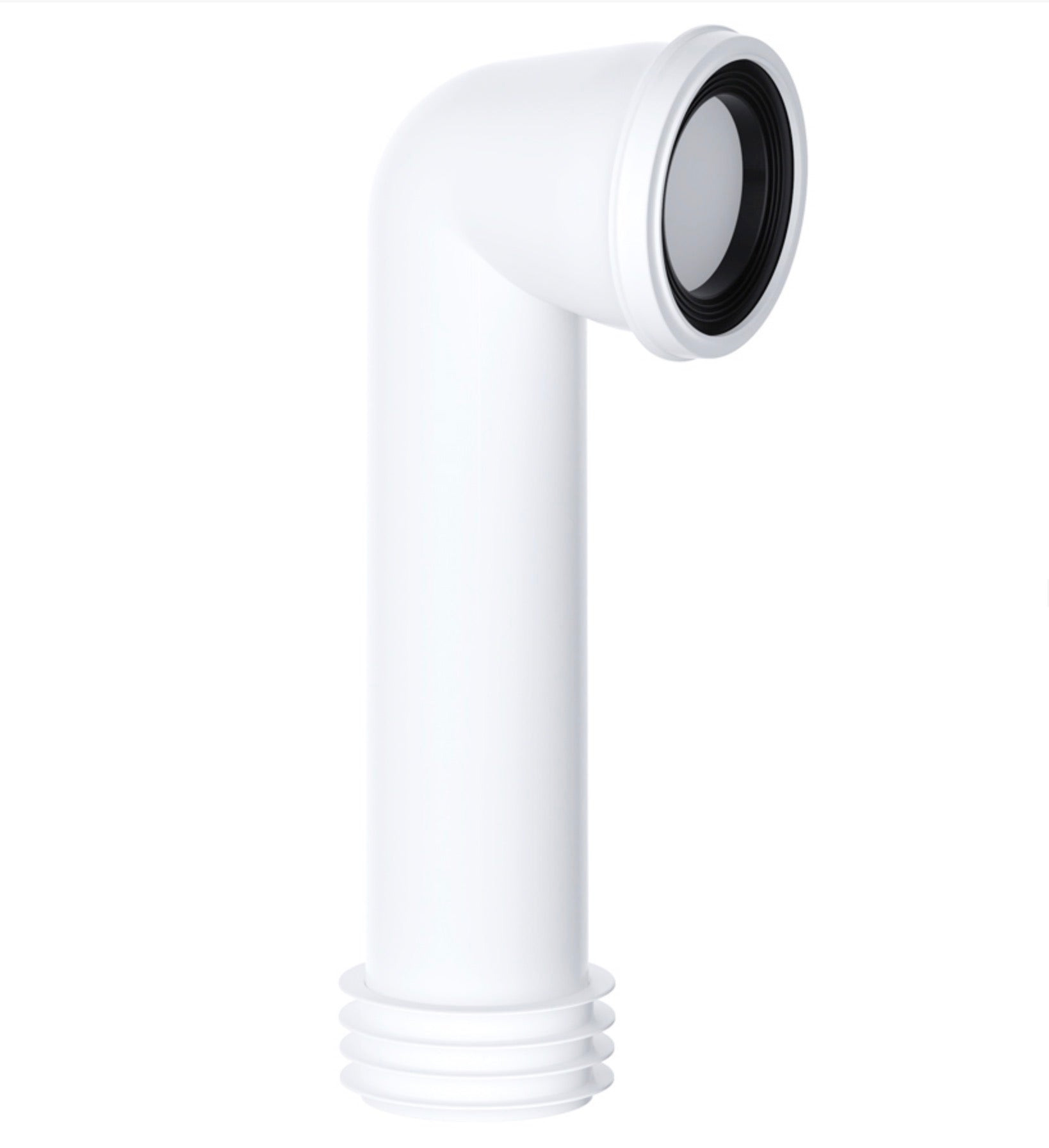 90° Bend Long Tail WC Pan Connector