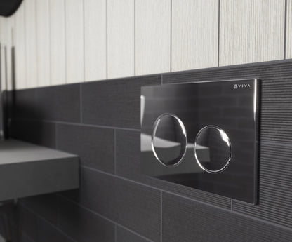 Skylo Ultra10 Gloss Chrome Dual Flush Plate