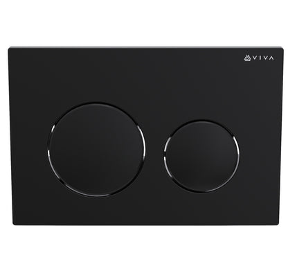 Skylo Ultra12 Matt Black Dual Flush Plate