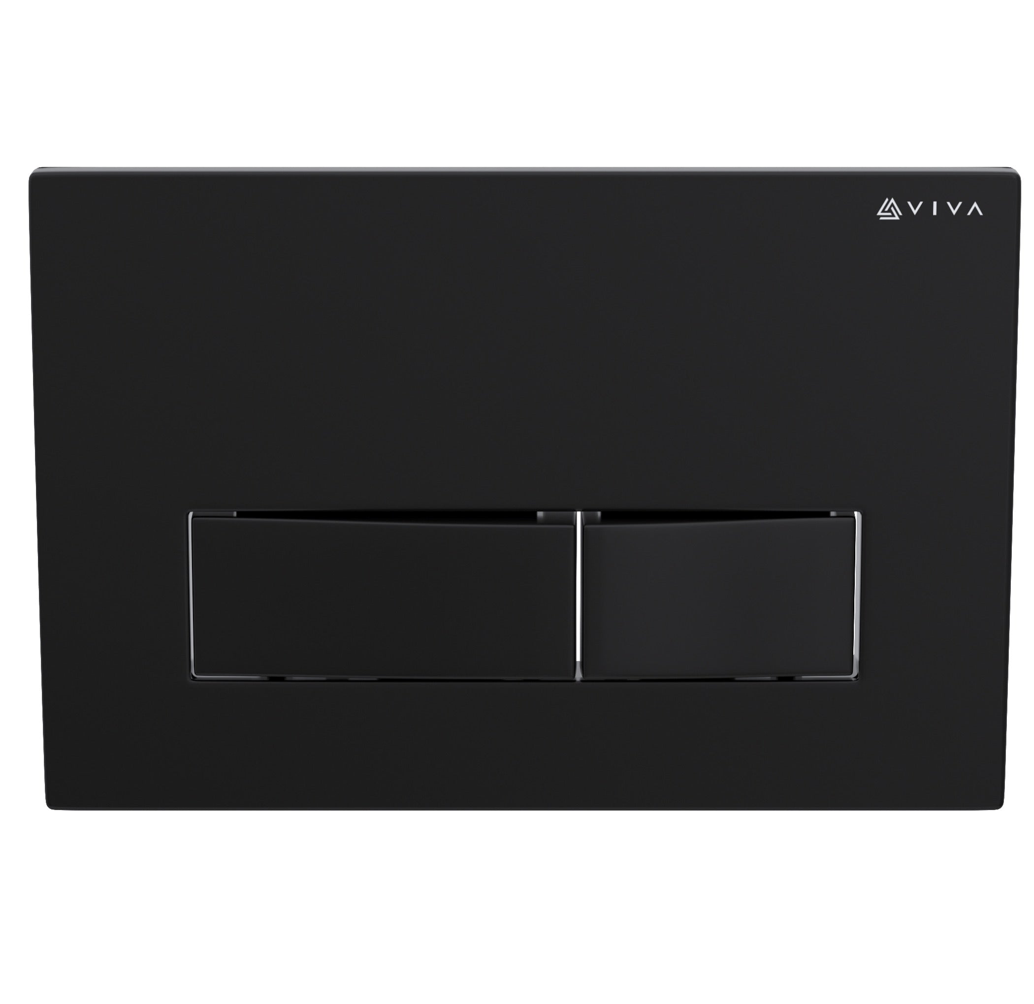 Skylo Ultra22 Matt Black Dual Flush Plate