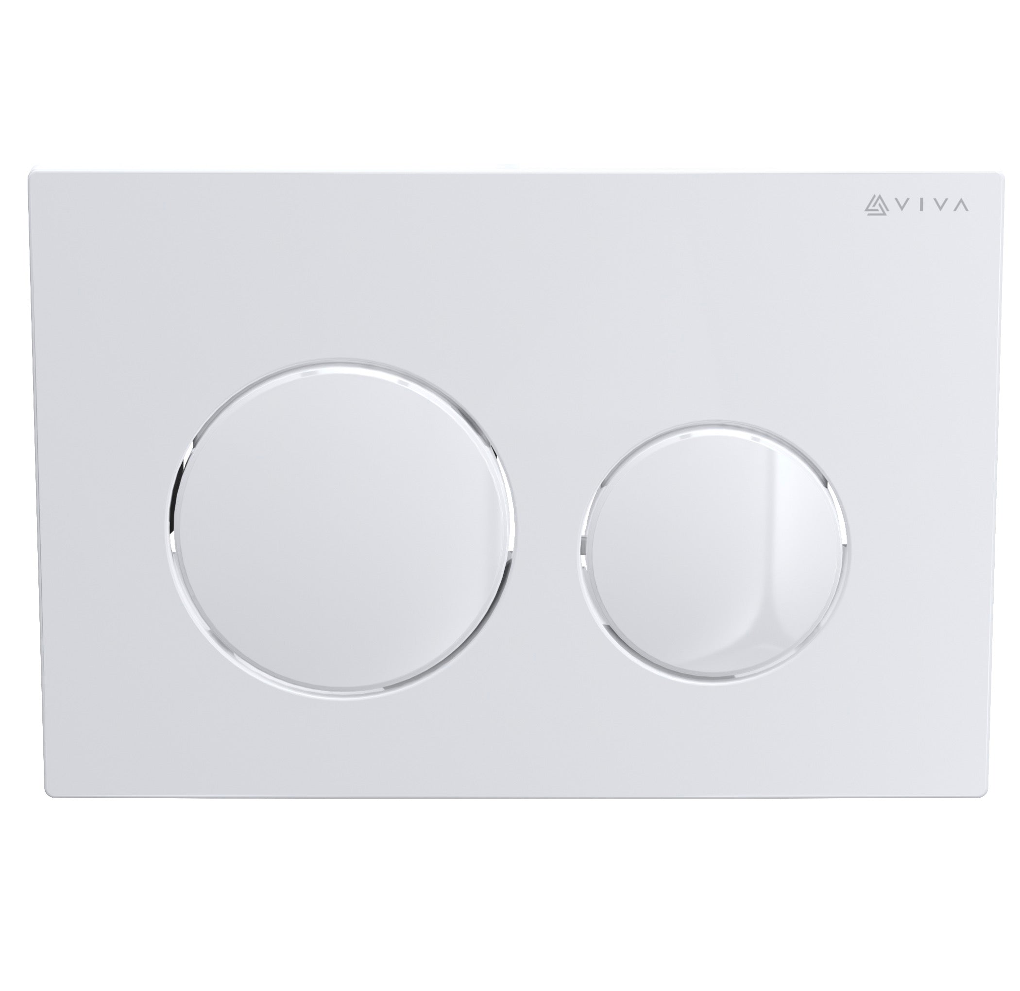 Skylo Ultra13 Gloss White Dual Flush Plate