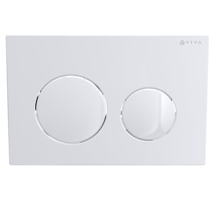 Skylo Ultra13 Gloss White Dual Flush Plate