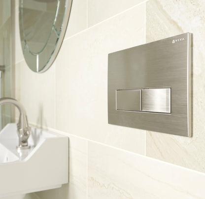 Skylo Ultra25 Brushed Nickel Dual Flush Plate