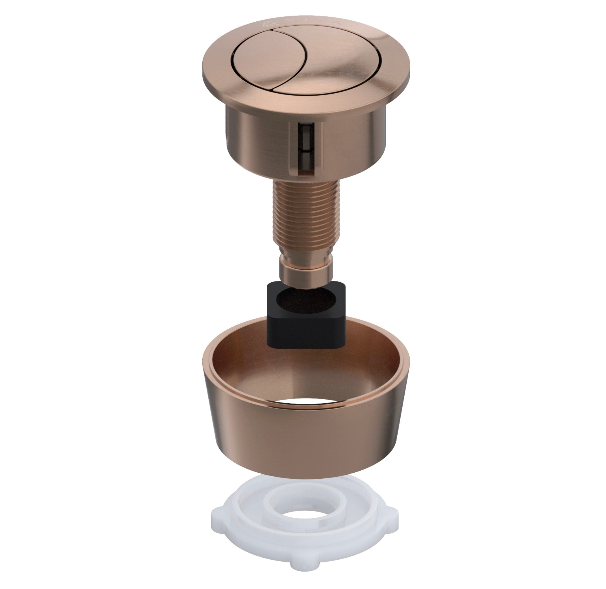 Brushed Copper UNI-BUTTON