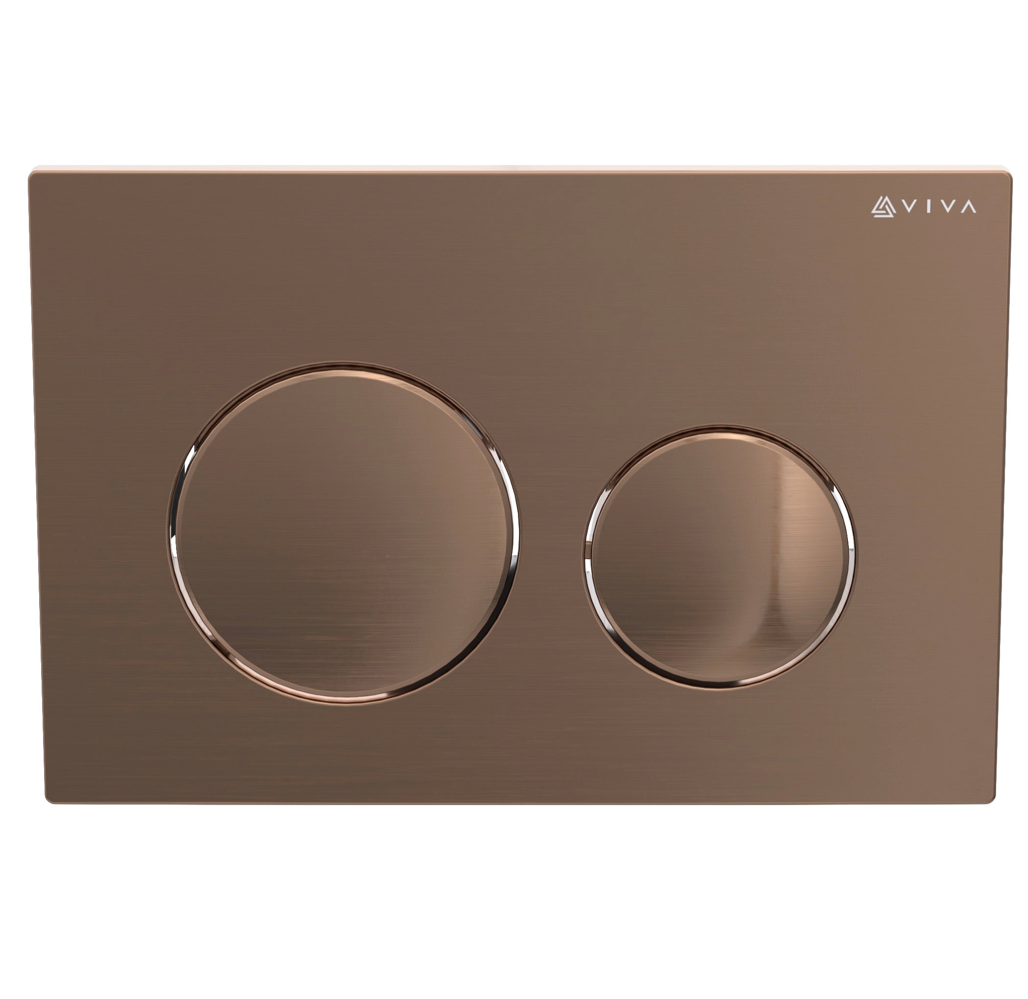 Skylo Ultra16 Brushed Copper Dual Flush Plate