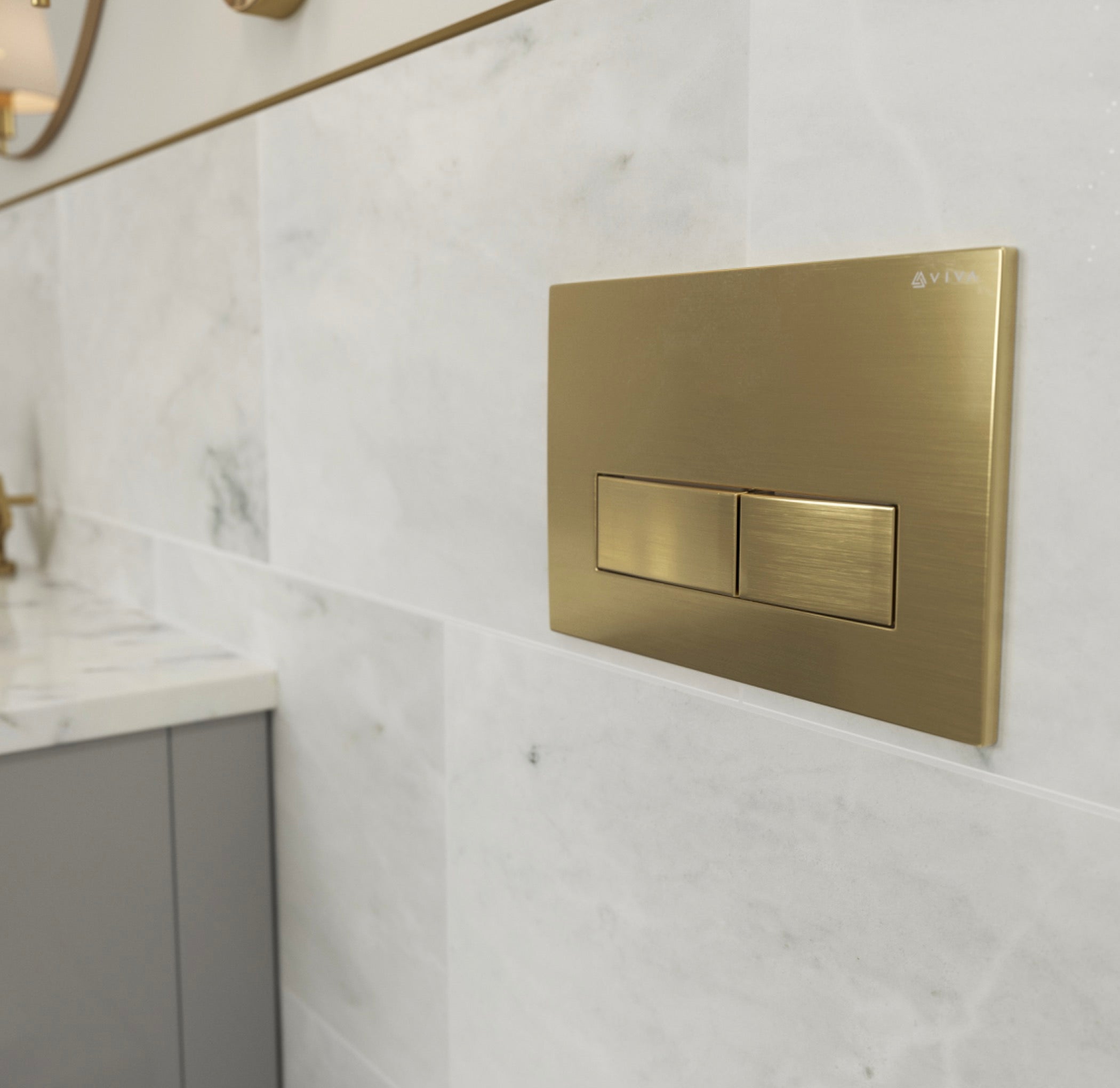 Skylo Ultra24 Brass Dual Flush Plate