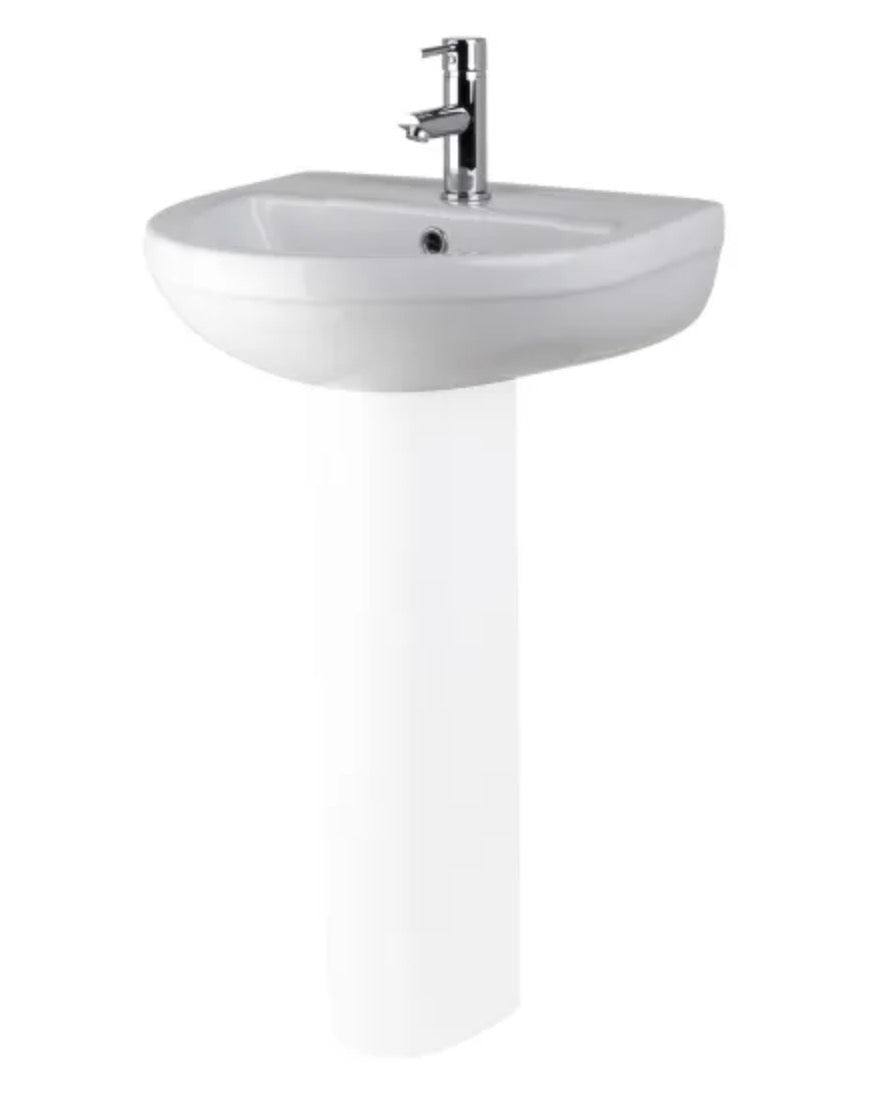 Harmony 500mm Basin 1 Tap Hole