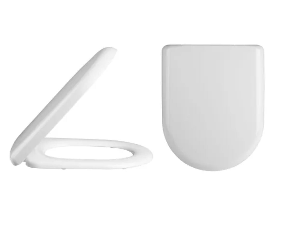 Toilet Seats D Shaped Top Fix Soft Close Toilet Seat