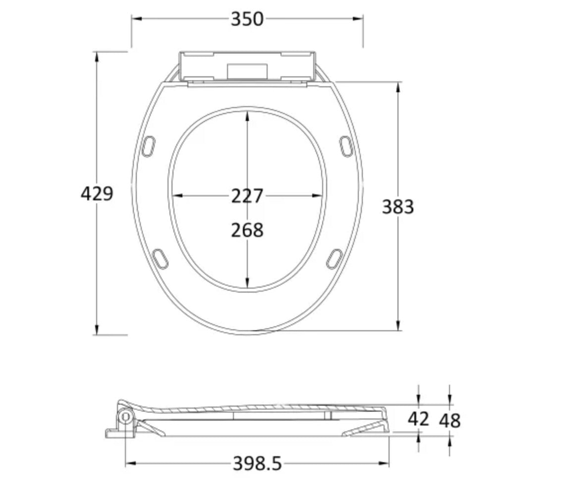 Toilet Seats Soft Close Bottom Fix Toilet Seat