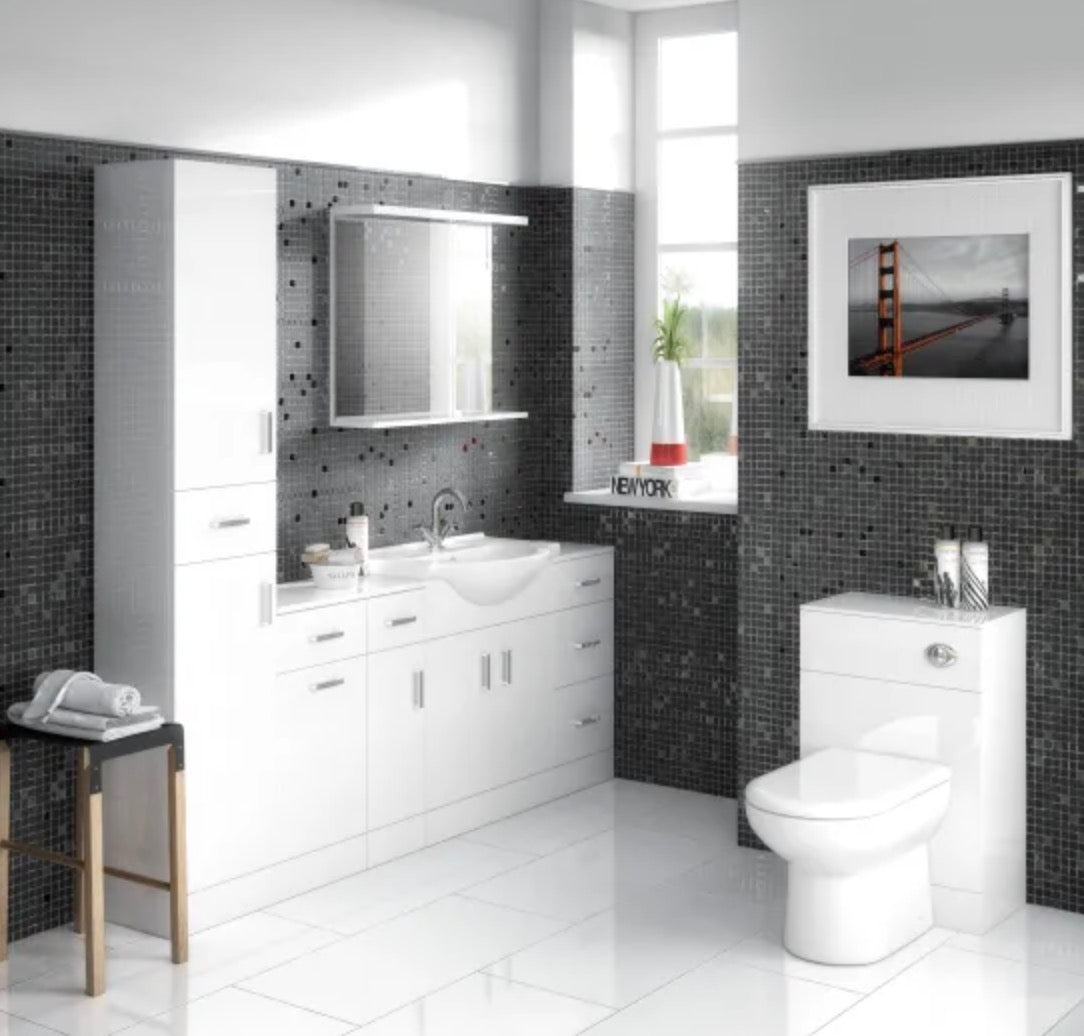 Mayford Floor Standing 2 Door Vanity Unit & Round Basin 550mm