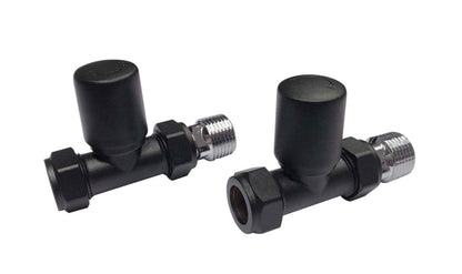 Radiator Valves - Towel Rail Valves Straight (Pair)