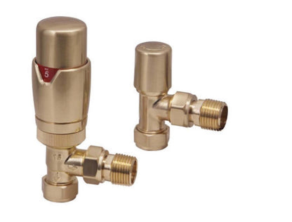 Radiator Valves - Designer Angled Valves (Pair)