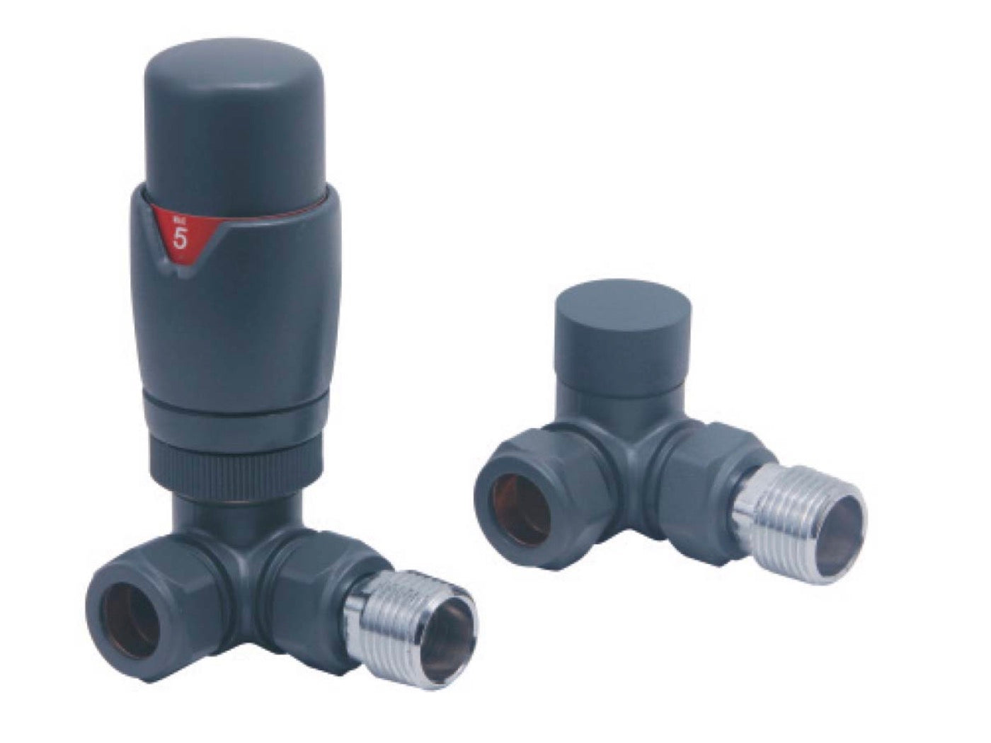 Radiator Valves - Designer Corner Valves (Pair)