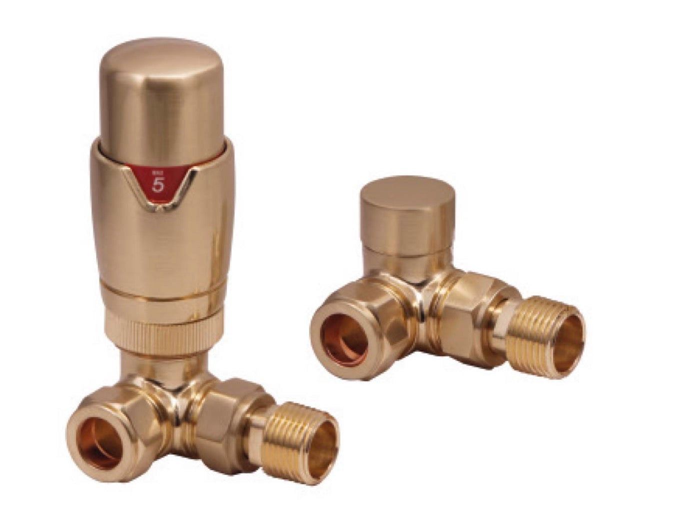 Radiator Valves - Designer Corner Valves (Pair)