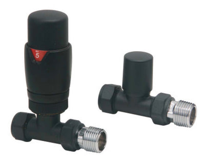 Radiator Valves - Designer Straight Valves (Pair)