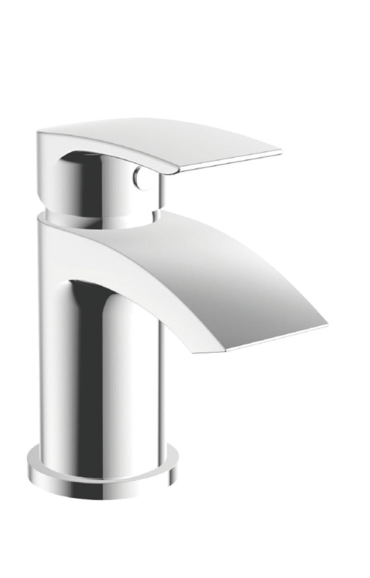 Belini Taps - Mini Mono Basin Mixer with Push Waste