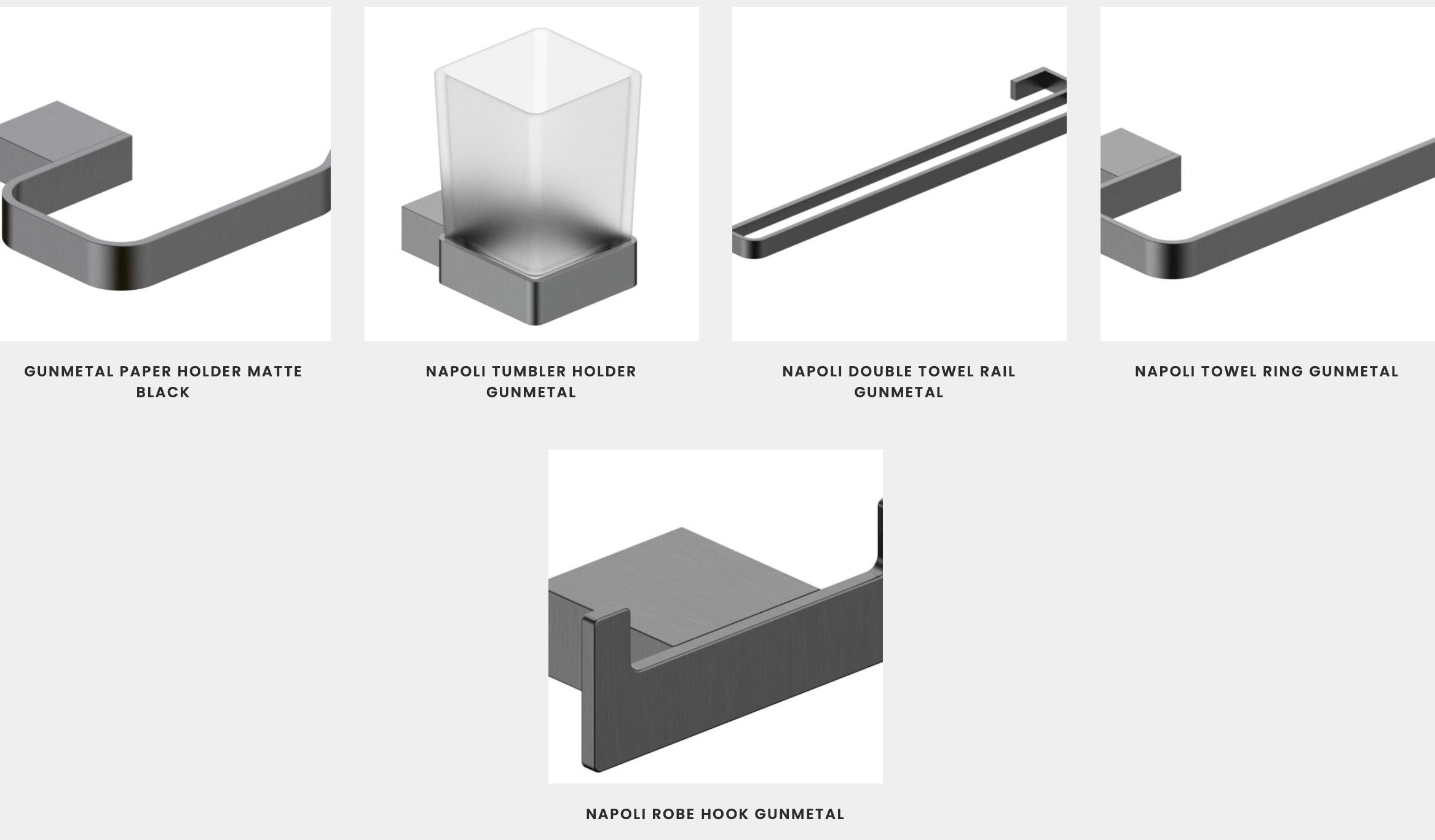 Bathroom Accessories - Napoli Range