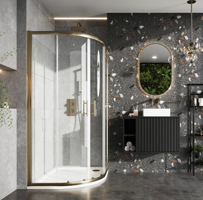 S6 Shower Enclosure - Double Door Quadrant