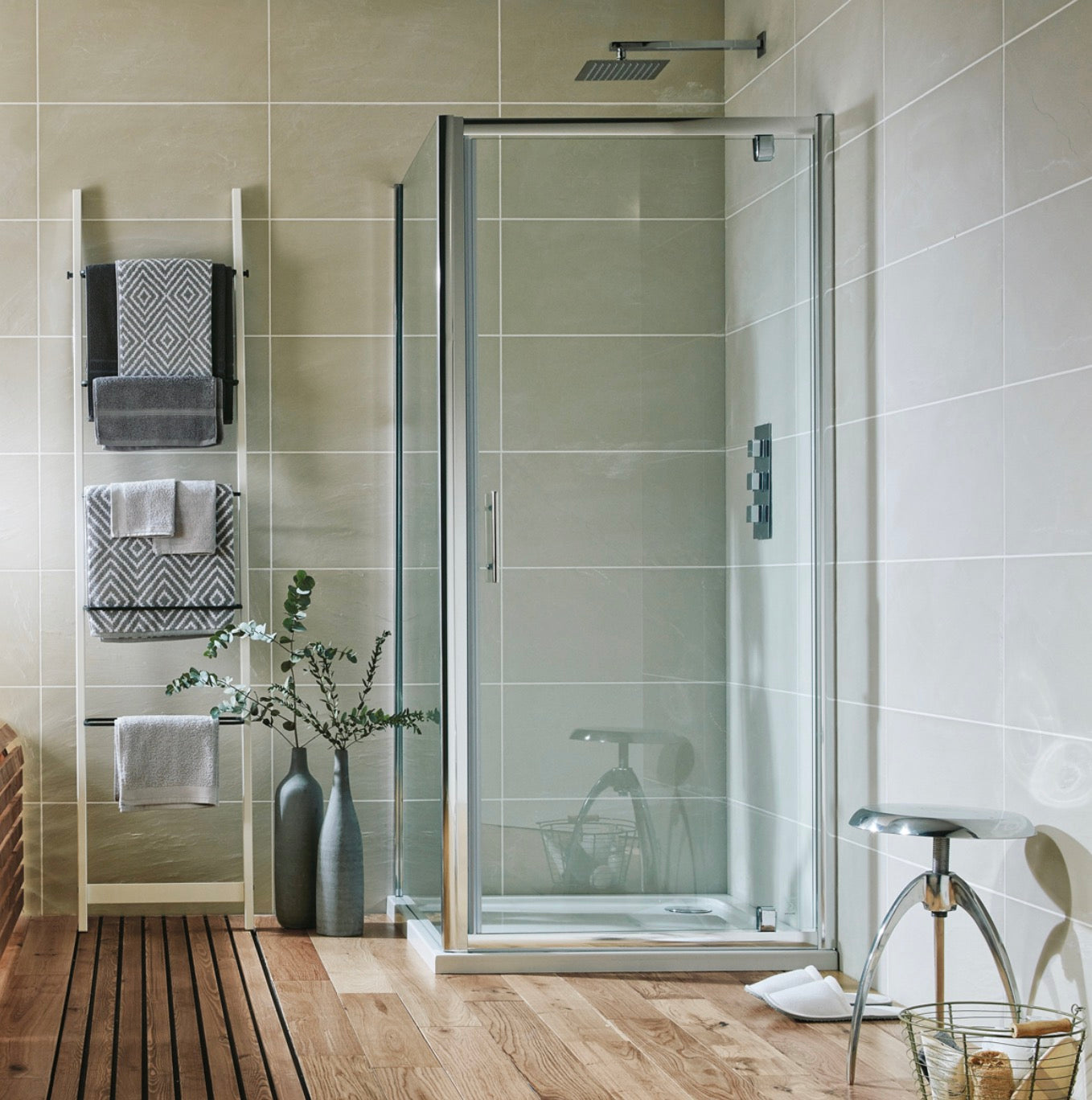 S6 Shower Enclosure - Pivot Door