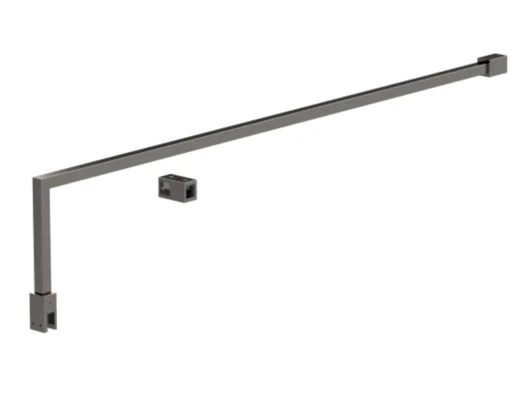 8mm Wetroom Screens - Brushed Pewter Extras