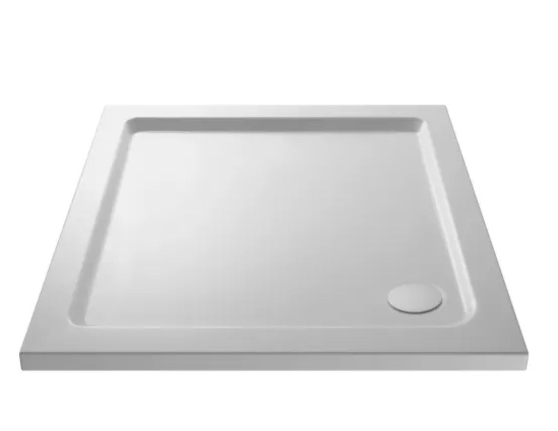 Slip Resistant Square Slimline Shower Tray 760 x 760mm