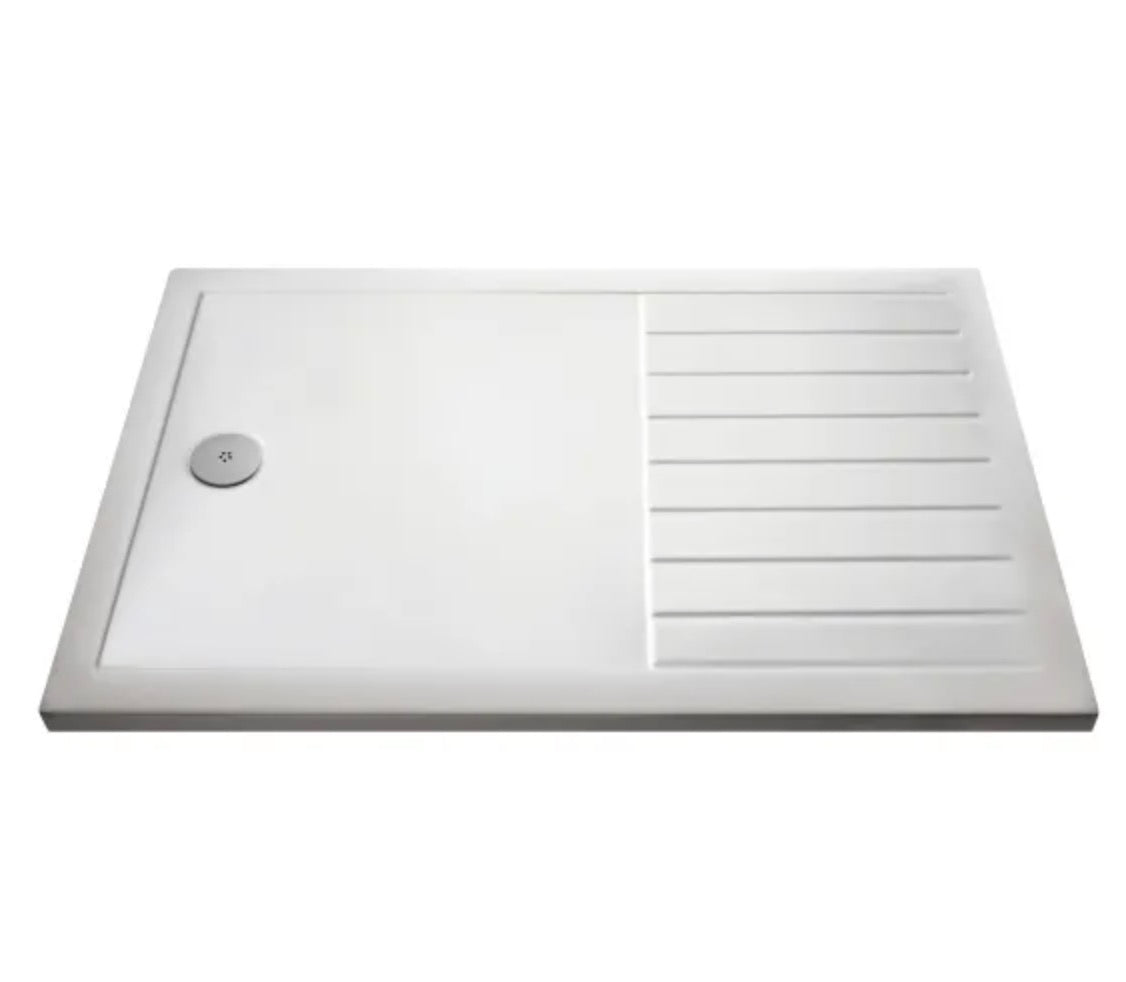 Rectangular Walk-In Slimline Shower Tray 1600 x 800mm