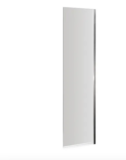 Chrome 6mm Bath Screens - 350mm Fixed Bath Screen