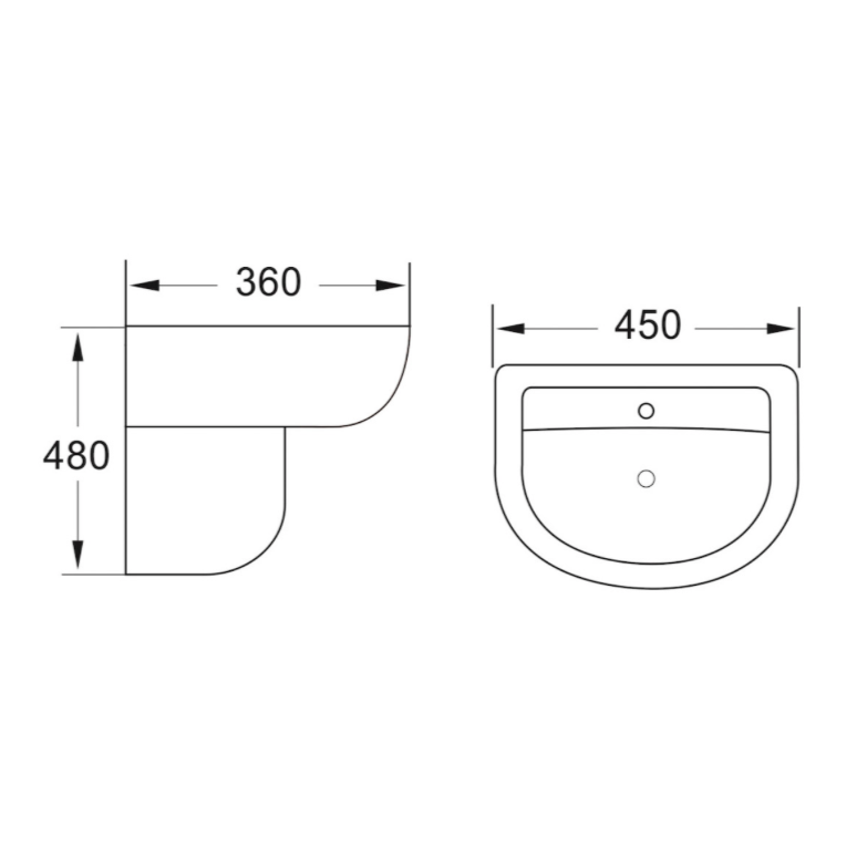 Belini Basins - Deia / Belini Basin – 450mm