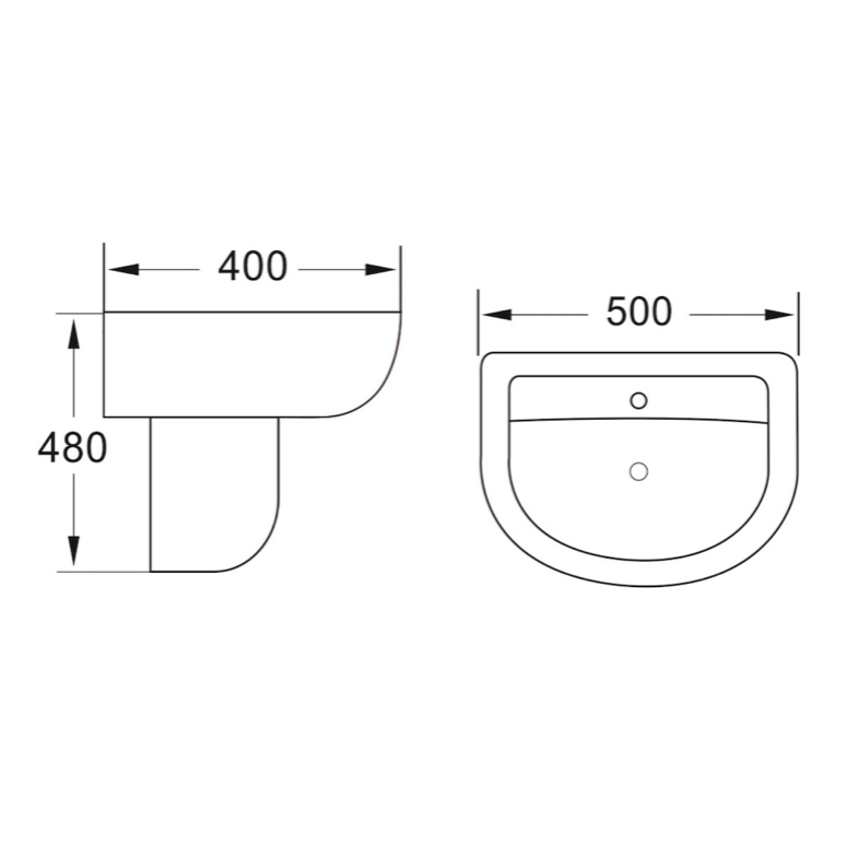 Belini Basins - Deia / Belini Basin- 500mm