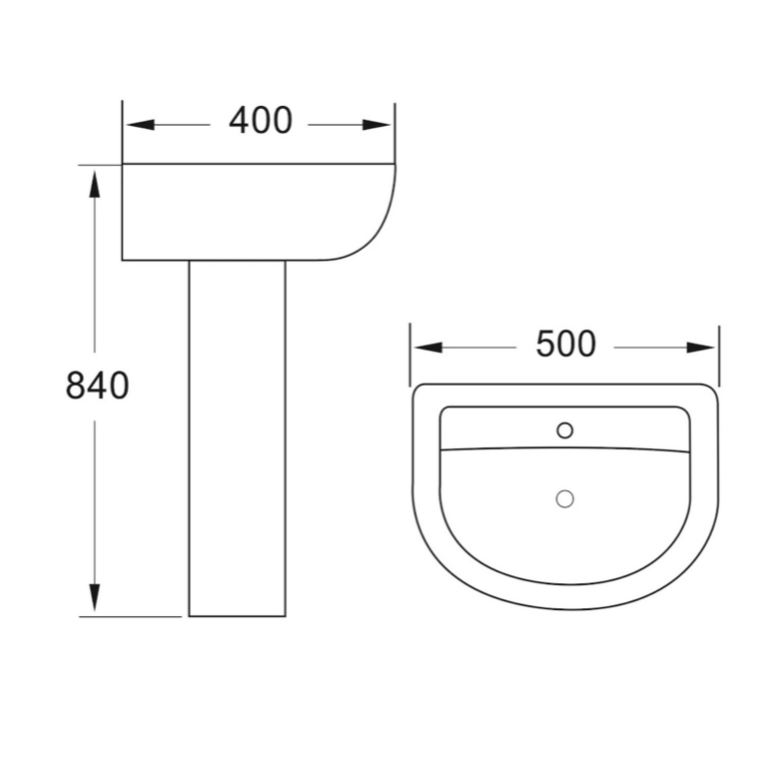 Belini Basins - Deia / Belini Basin- 500mm