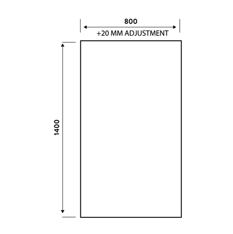 S6 Bath Screens - Black Square Screen