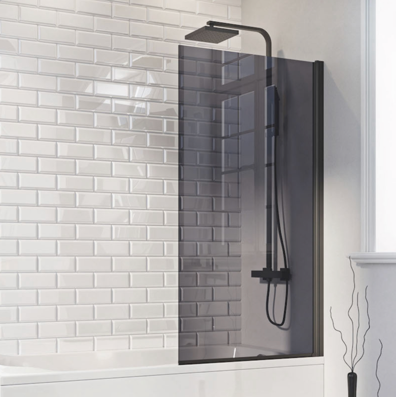 S6 Bath Screens - Mono Square Edge Bath Screen