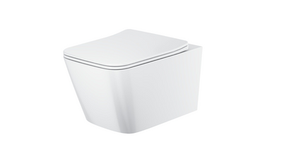 Riviera Square Wall Hung WC & Seat Set