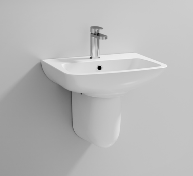 Ambrose Ceramics - 500mm Basin & Semi Pedestal