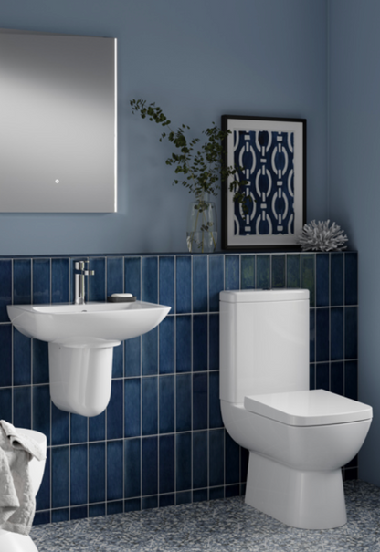 Ambrose Ceramics - 500mm Basin & Semi Pedestal