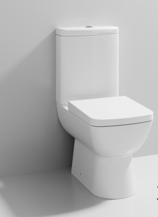 Ambrose Ceramics - Compact Semi Flush to Wall WC