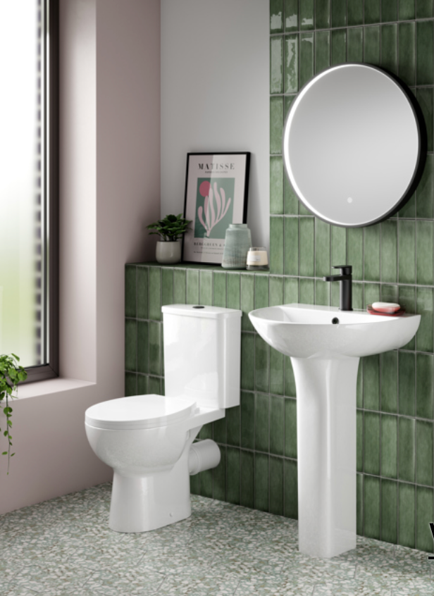 Fantine Ceramics - Rimless Pan Cistern & Seat Pack