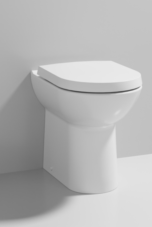 Lawton Comfort Height Back to Wall Pan & Seat