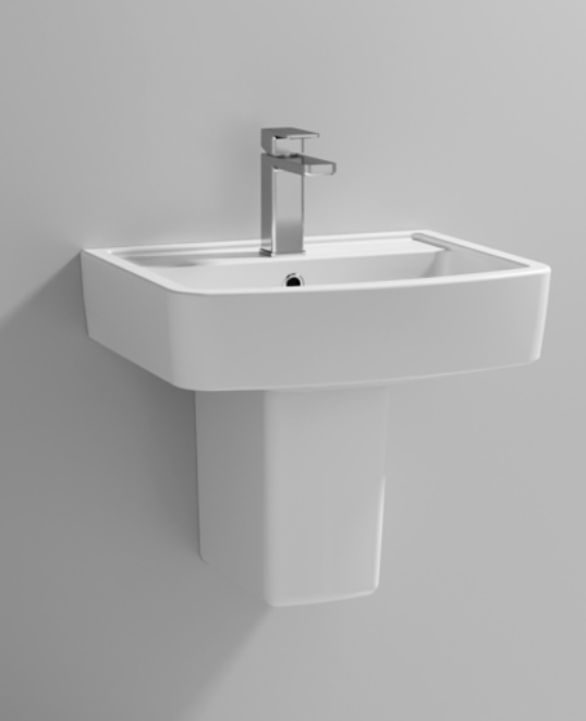 Bliss Ceramics - 520mm Basin & Semi Pedestal