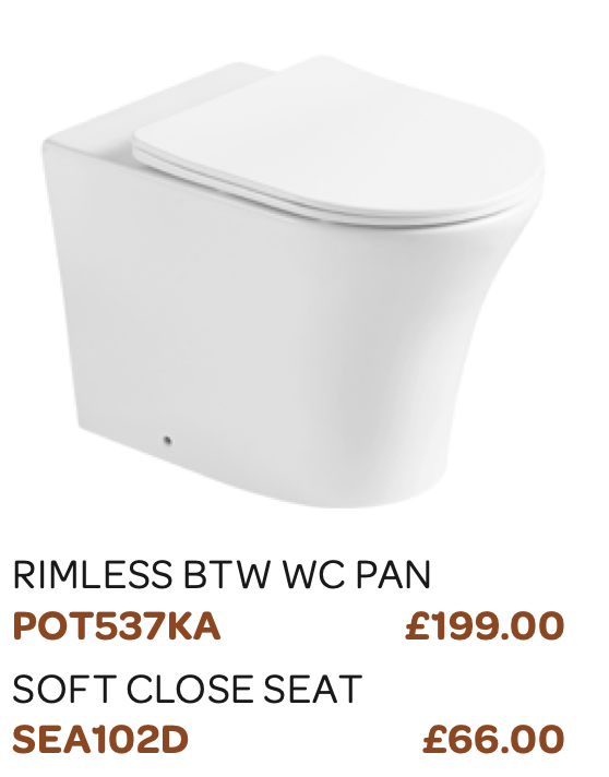 Kameo Rimless Back To Wall Pan & Seat