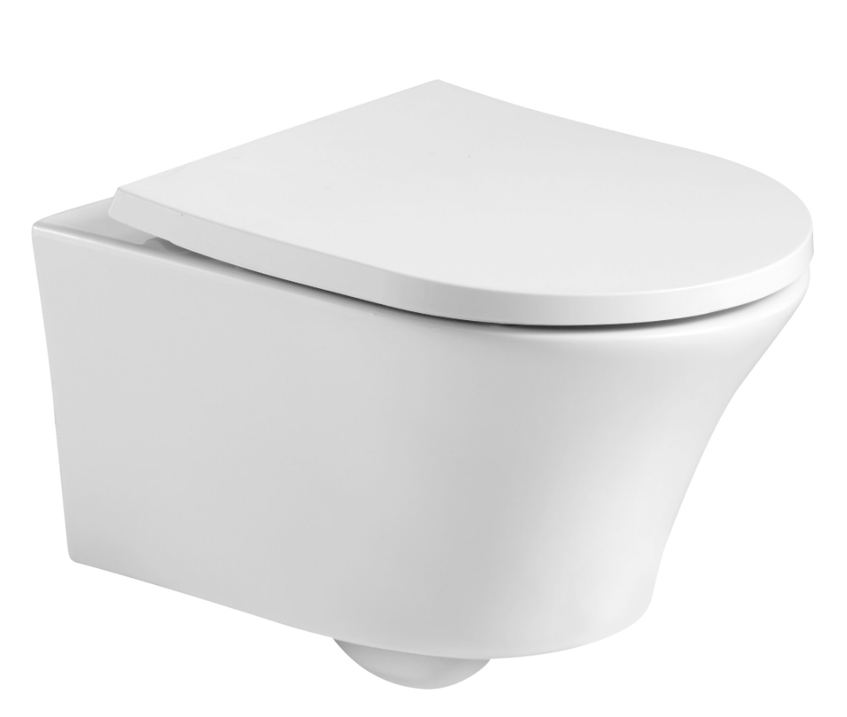Kameo Rimless Wall Hung Pan & Seat