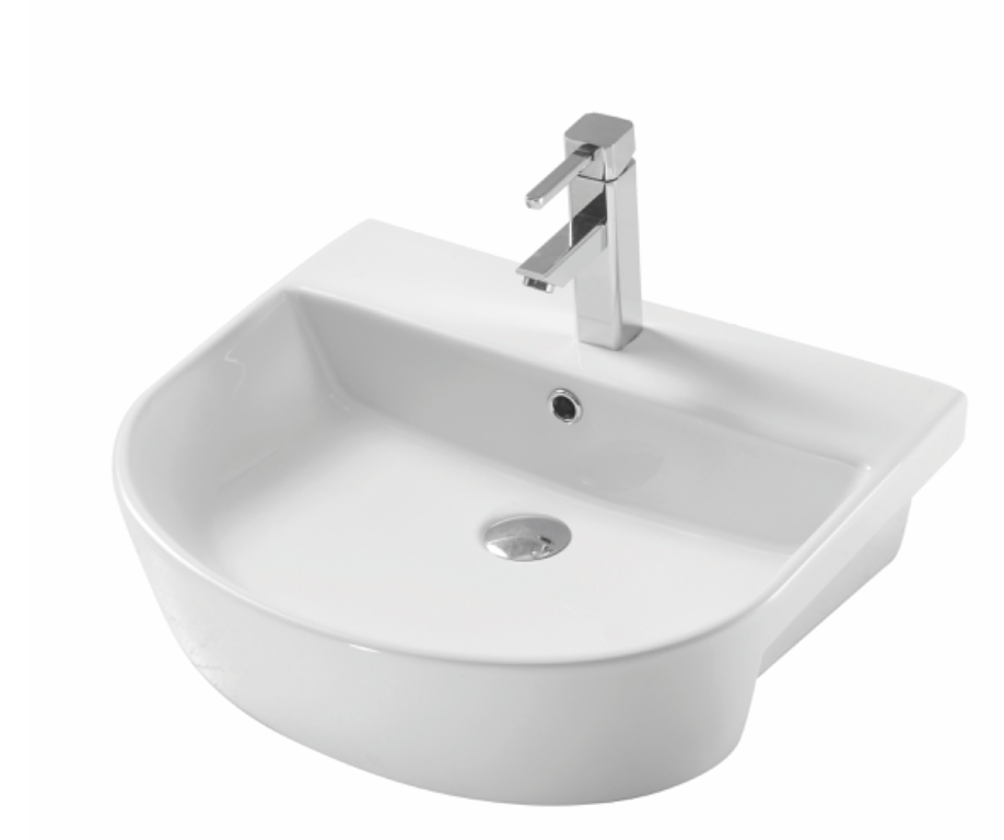 Kameo Semi recessed 1TH Basin