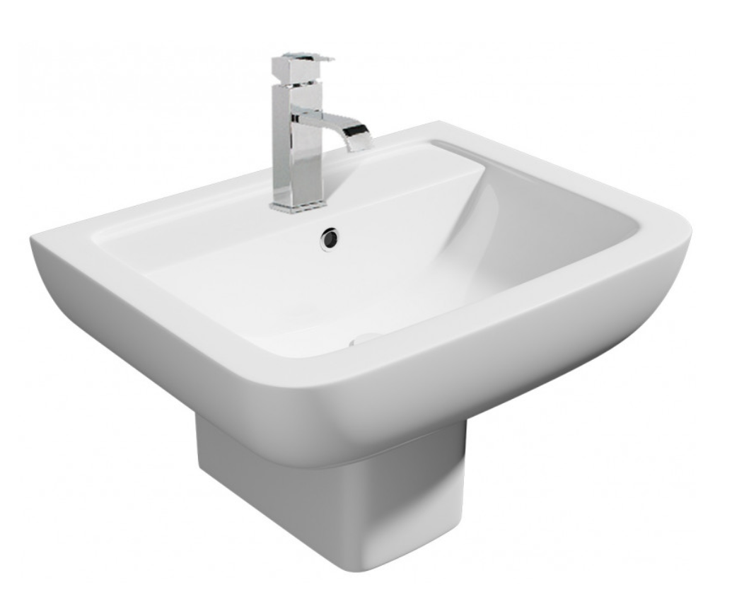 Options600 Semi Pedestal & 550mm Basin