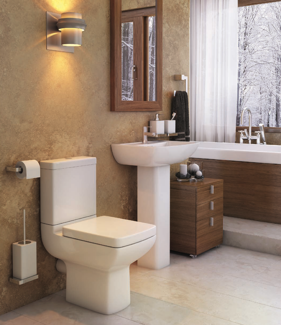 Pure Ceramics Close Coupled WC Pan