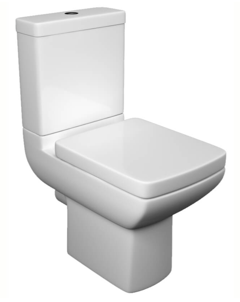 Pure Ceramics Close Coupled WC Pan
